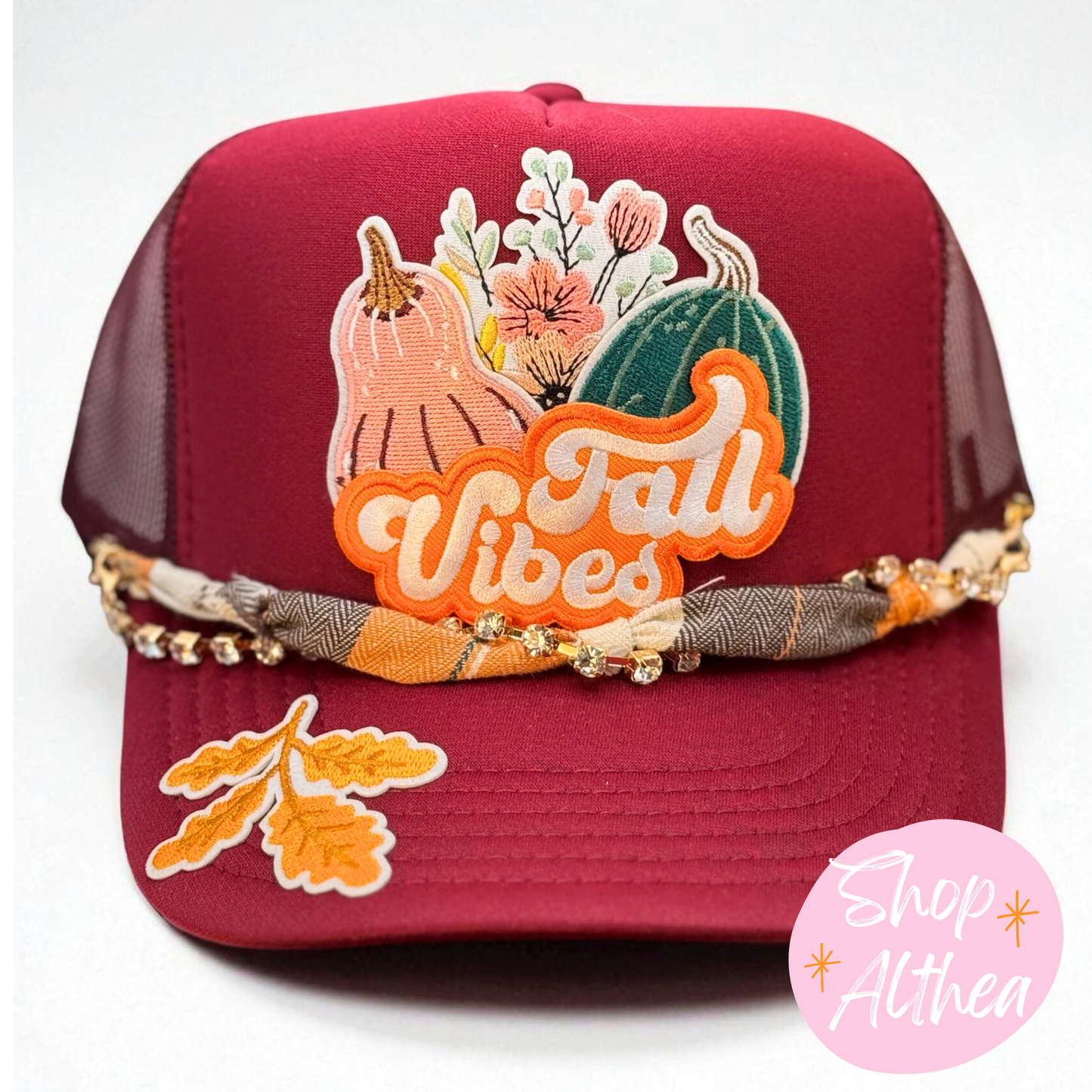 Hat Chain - Orange Flannel Bandana