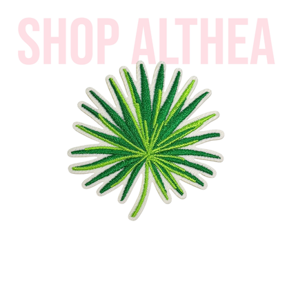 Palm Fan - Embroidered Filler Patch