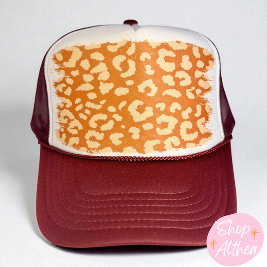 Sublimation Transfer - Orange Cheetah