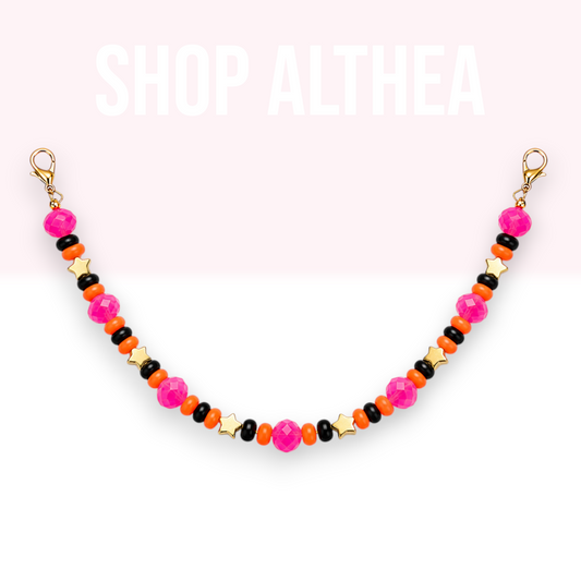 Pink Orange & Gold Stars Hatchain