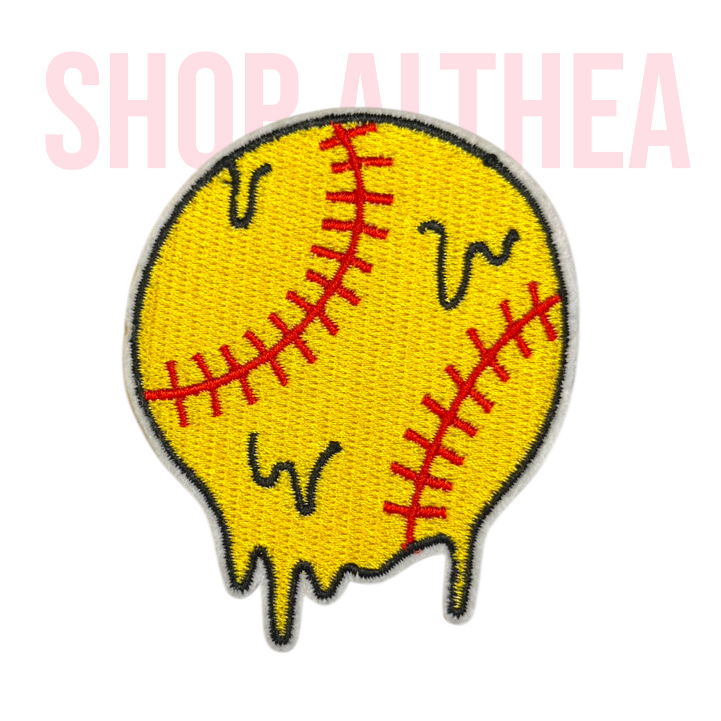 Softball Drip - Embroidered patch