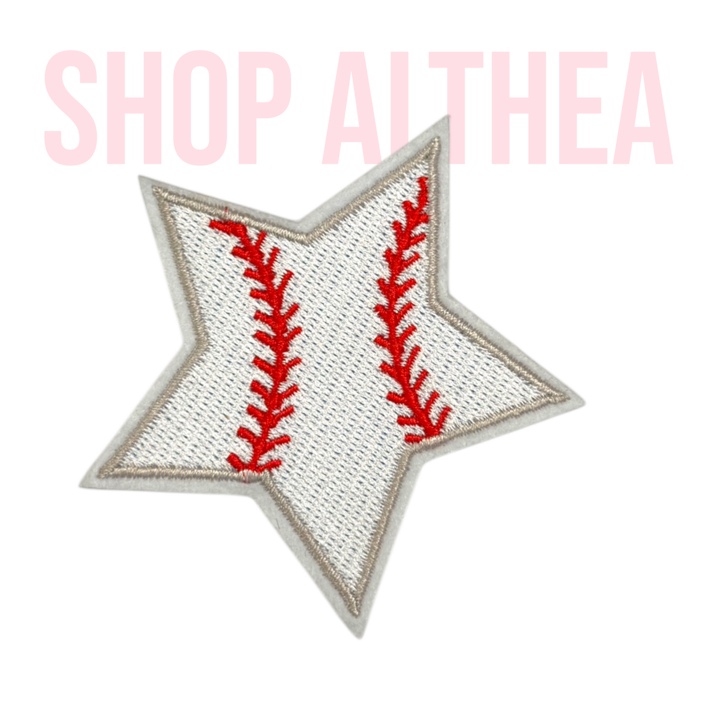 Baseball star- Embroidered Patch