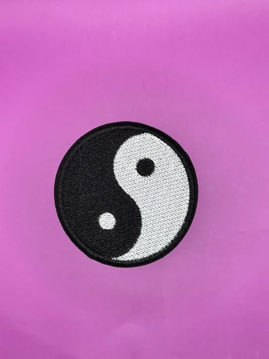 Ying and Yang Embroidered Patch