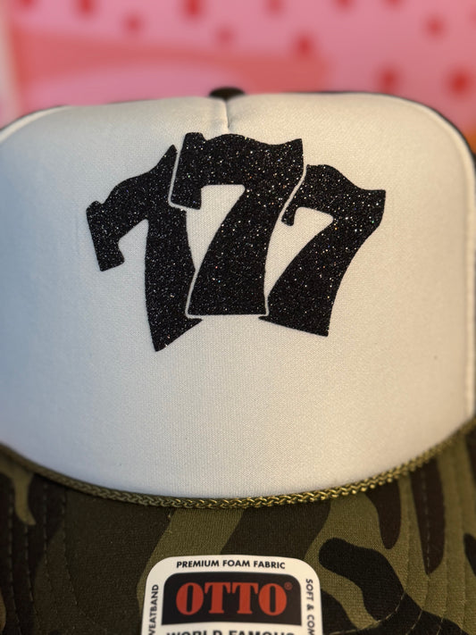MINI - "777" Glitter HTV Transfer