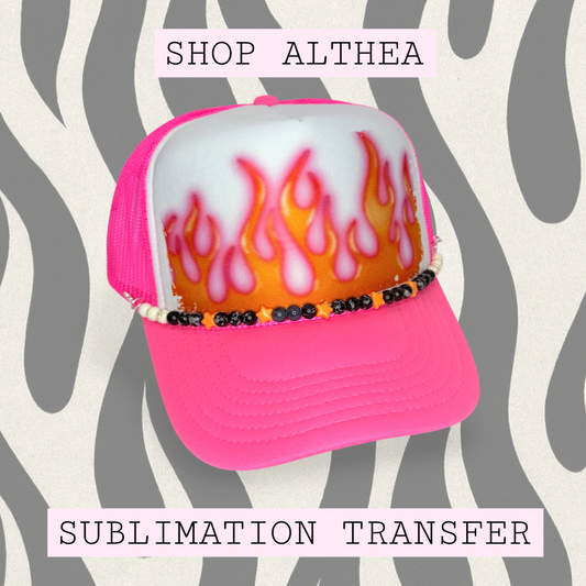 Sublimation Transfer - Airbrush Flames