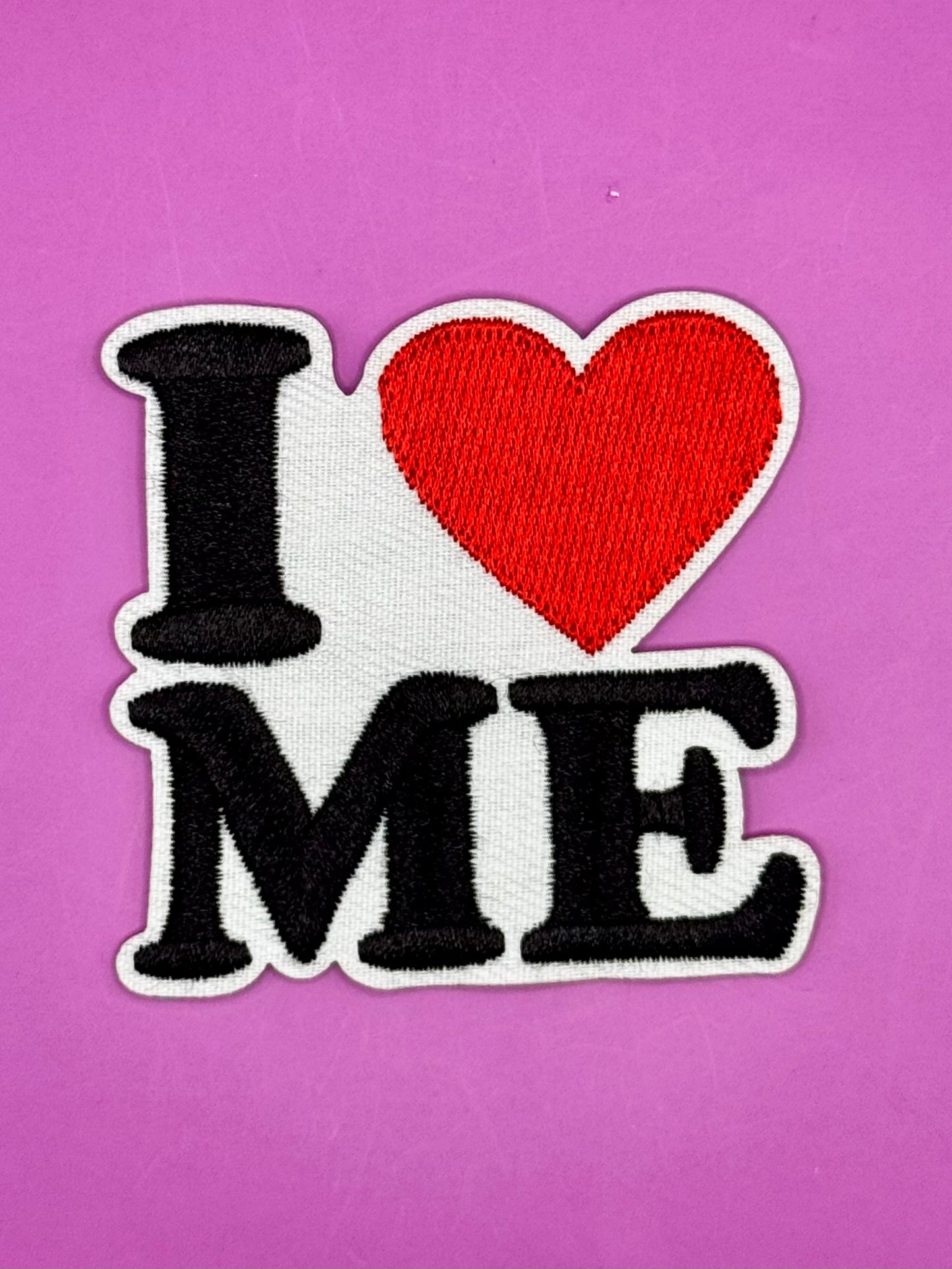 I <3 Me Embroidered Patch