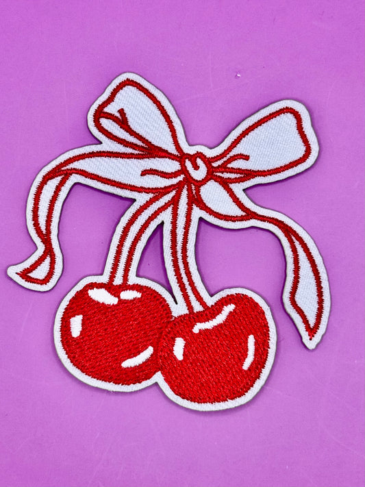 Cherry Embroidered Patch