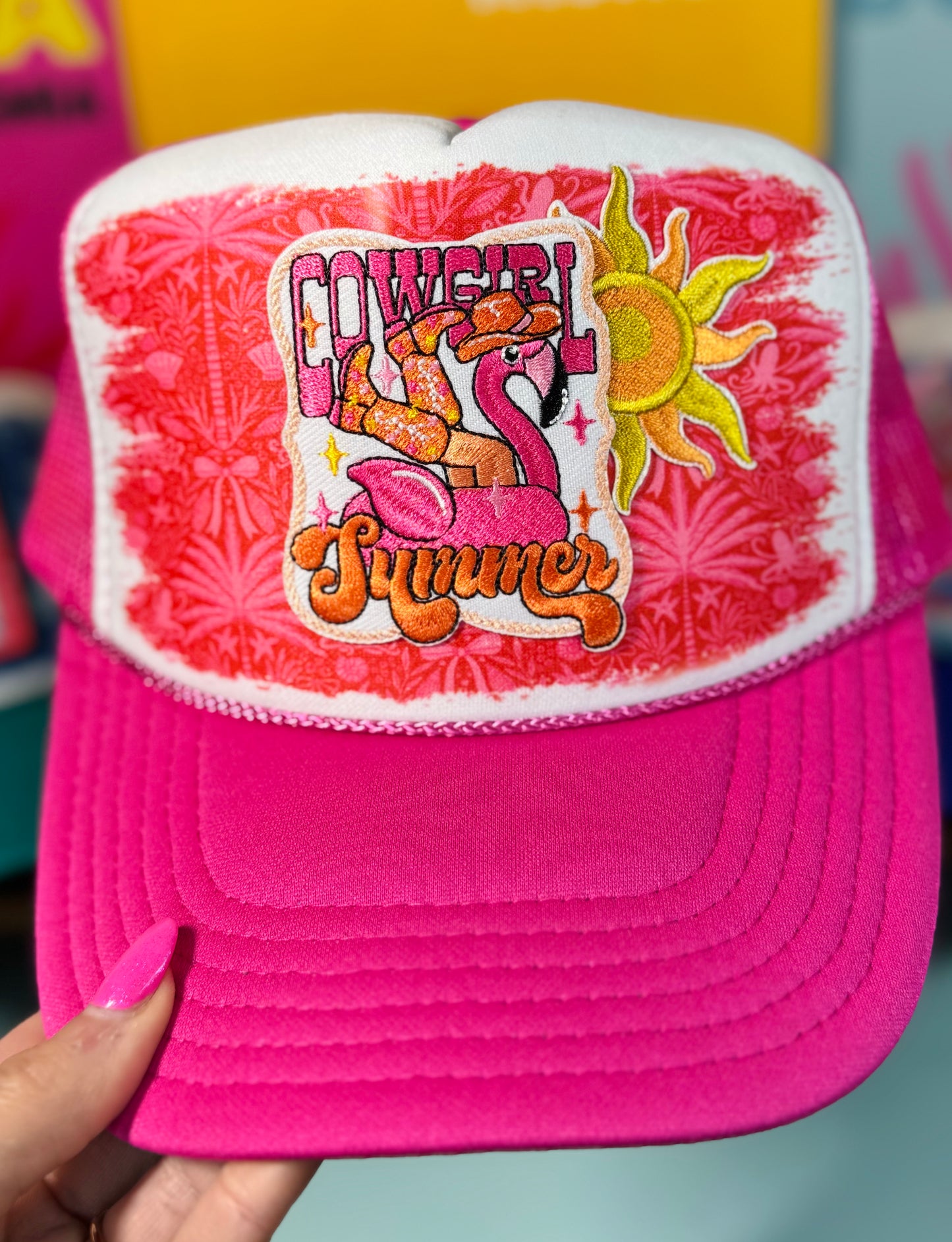 "Cowgirl Summer" Embroidered Patch