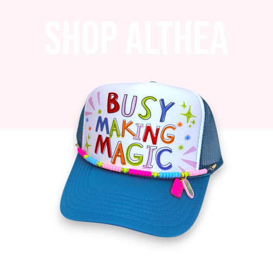 "Busy Making Magic" - Sublimation Transfer