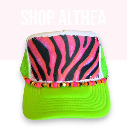 Neon Pink Zebra Print - Sublimation Transfer