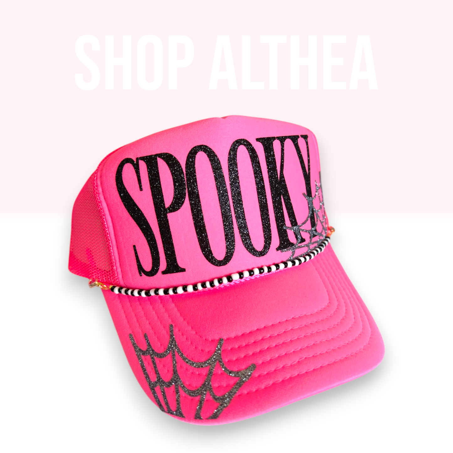 "SPOOKY" Glitter HTV Transfer