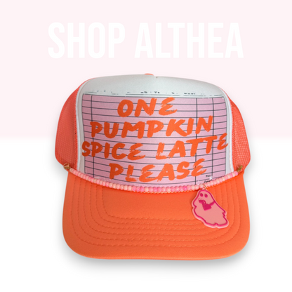 Pumpkin Spice Latte Order - Sublimation Transfer