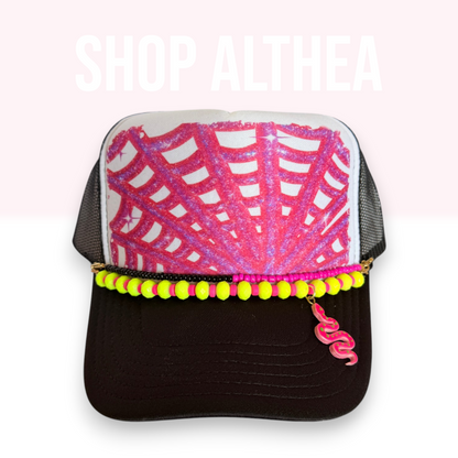 Pink Disco Web  - Sublimation Transfer