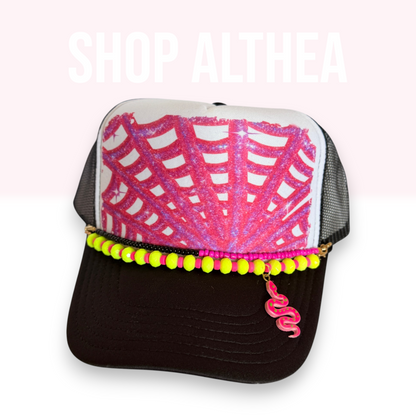 Pink Disco Web  - Sublimation Transfer