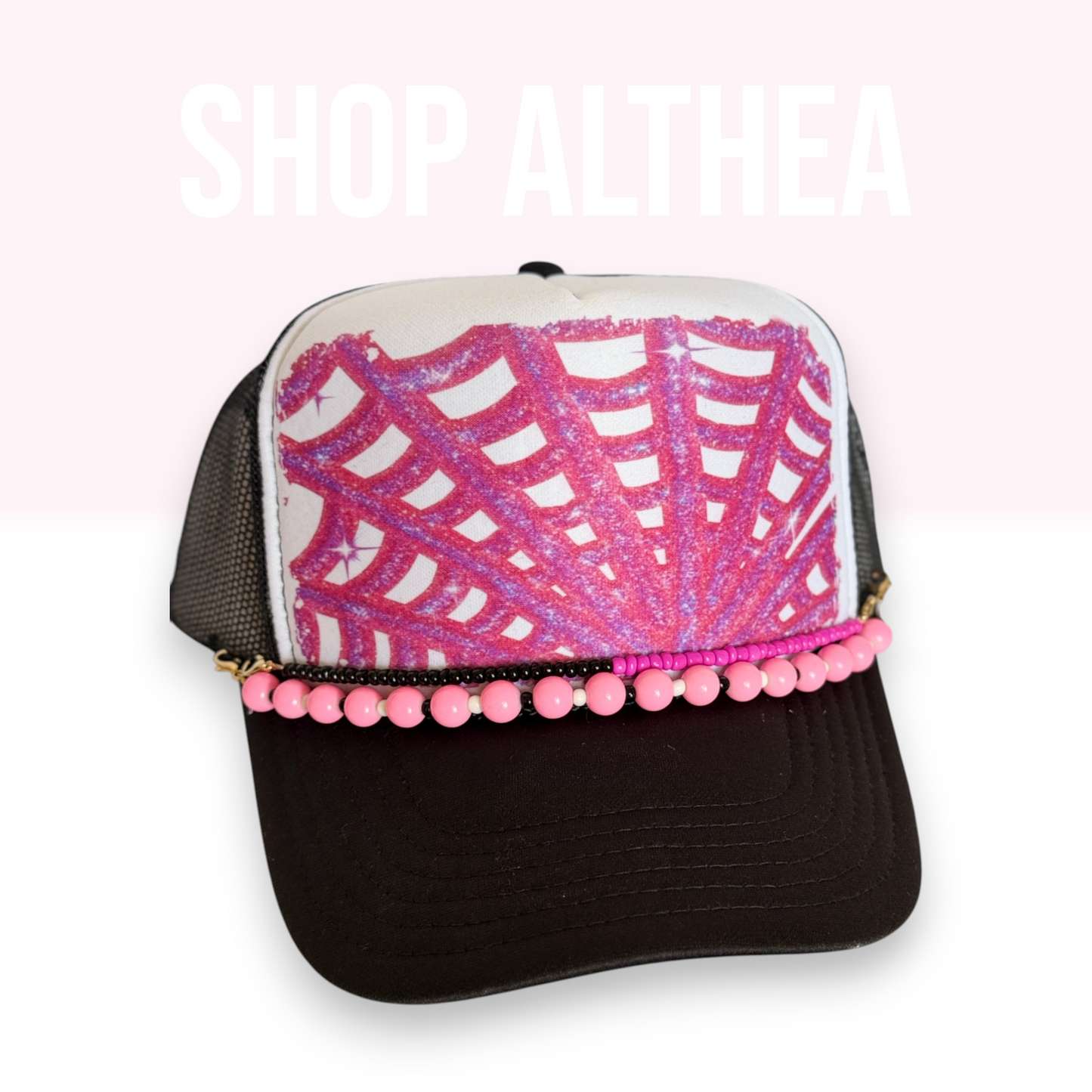 Pink Disco Web  - Sublimation Transfer
