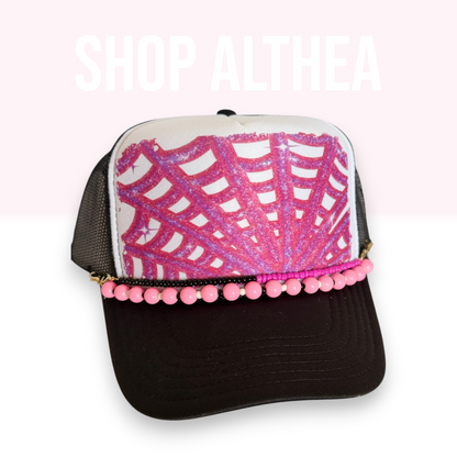 Pink Disco Web  - Sublimation Transfer