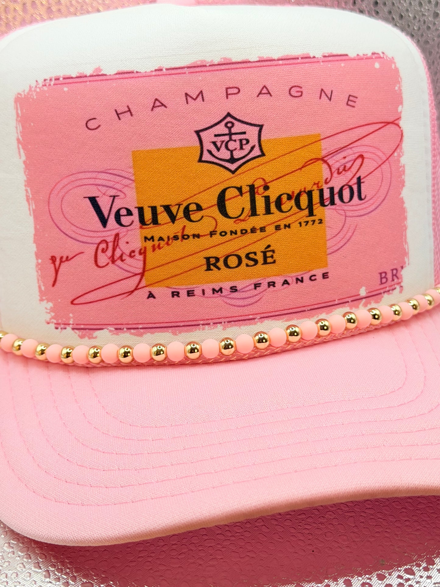 Rose Pink Trucker Hat