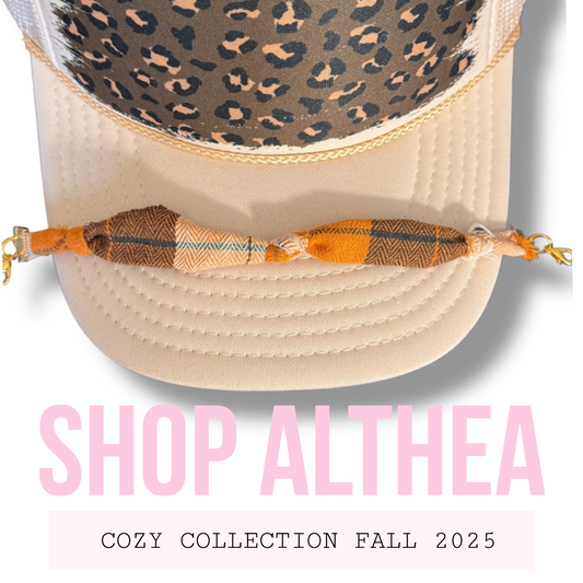 Hat Chain - Orange Flannel Bandana