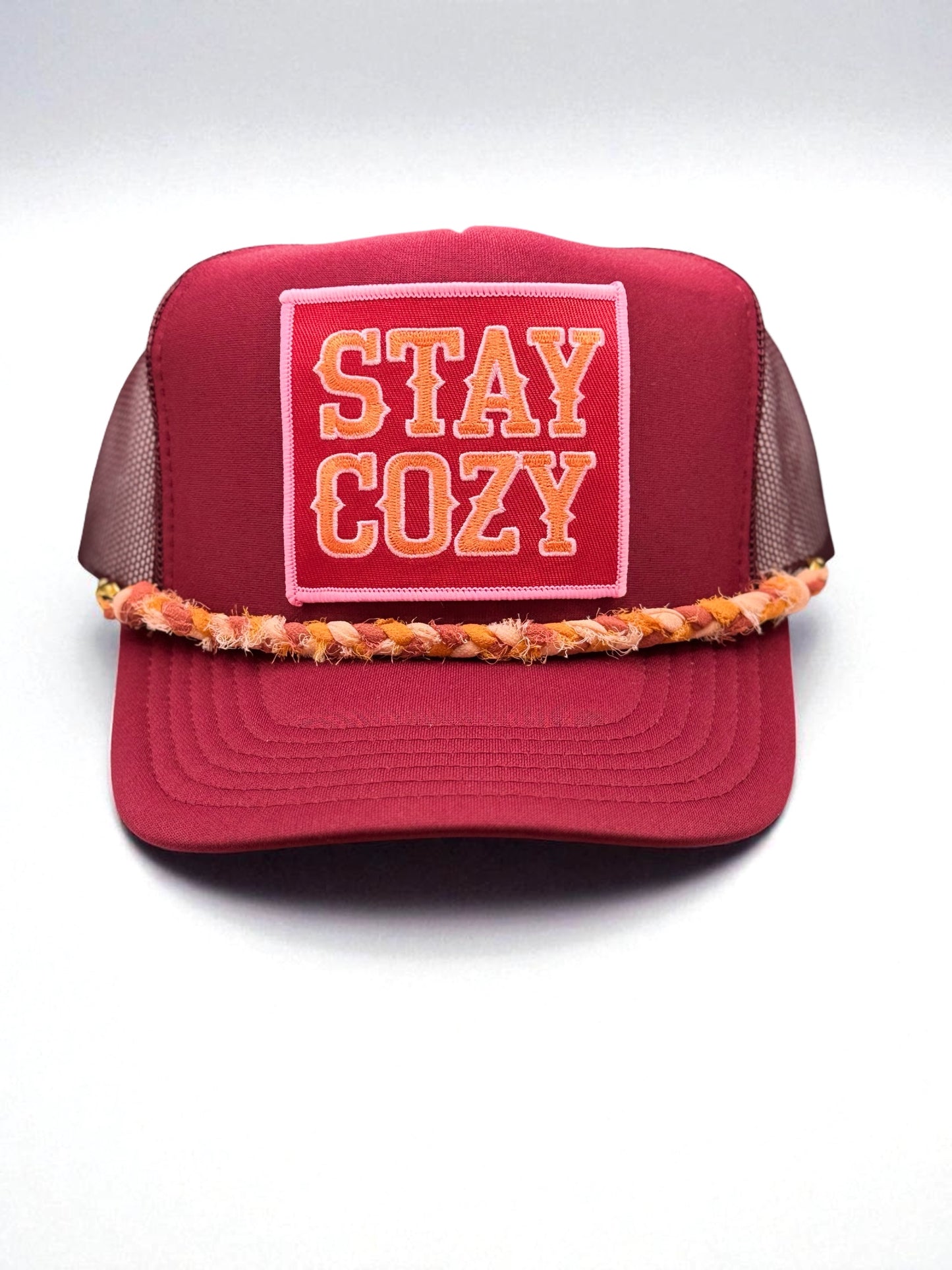 "Stay Cozy" Embroidered patch