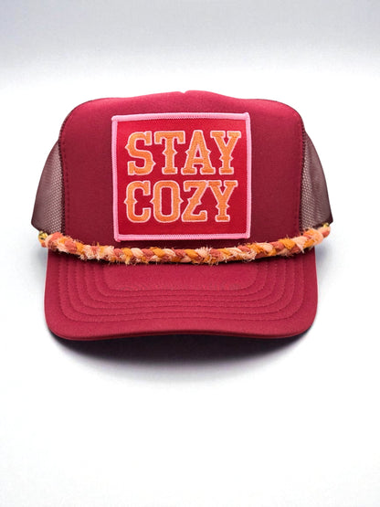 "Stay Cozy" Embroidered patch